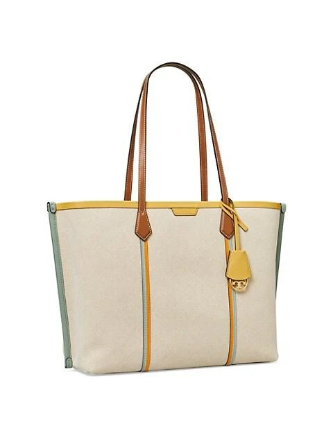 商品Tory Burch|Perry Canvas Triple-Compartment Tote,价格¥1401,第2张图片详细描述