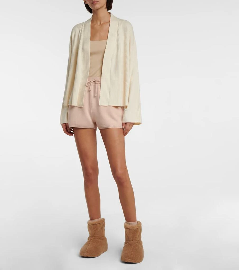 商品Loro Piana|Ribbed-knit cashmere and silk cardigan,价格¥14253,第2张图片详细描述