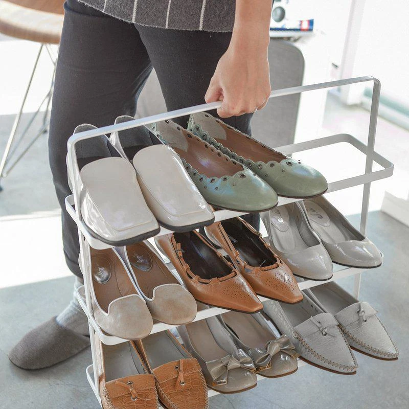 商品Yamazaki Home|Shoe Rack Two Styles Steel,价格¥491,第2张图片详细描述