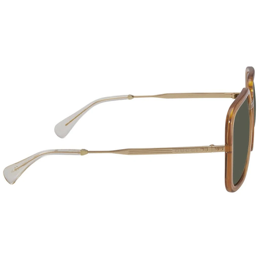 商品Gucci|Gucci Green Rectangular Mens Sunglasses GG0905S 003 60,价格¥1163,第3张图片详细描述