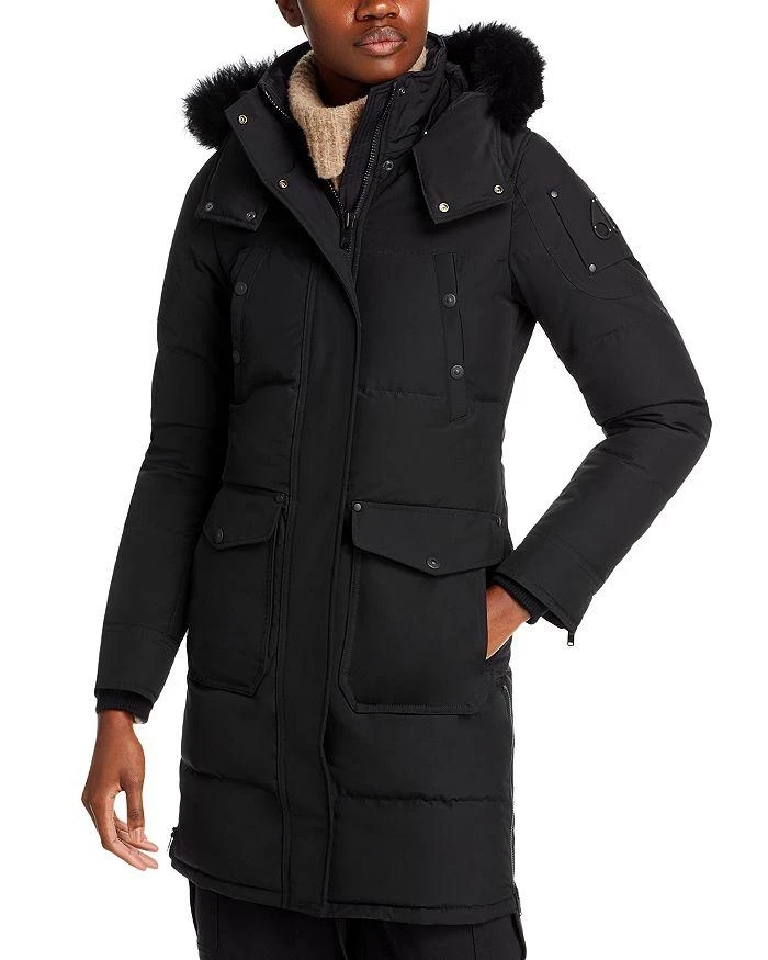 商品Moose Knuckles|Onyx Causapscal Shearling Trim Down Parka,价格¥11187,第3张图片详细描述