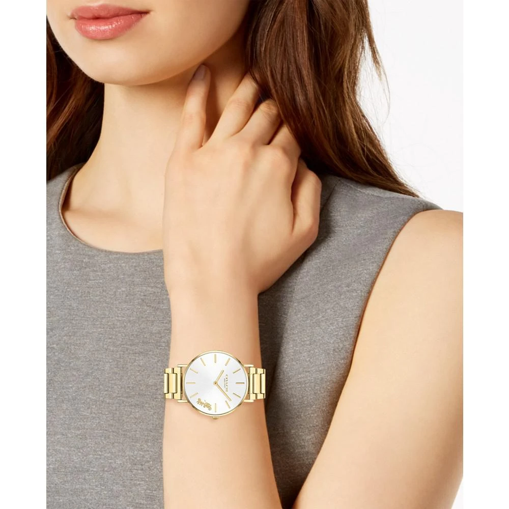 商品Coach|Women's Perry Stainless Steel Bracelet Watch 36mm,价格¥1465,第4张图片详细描述