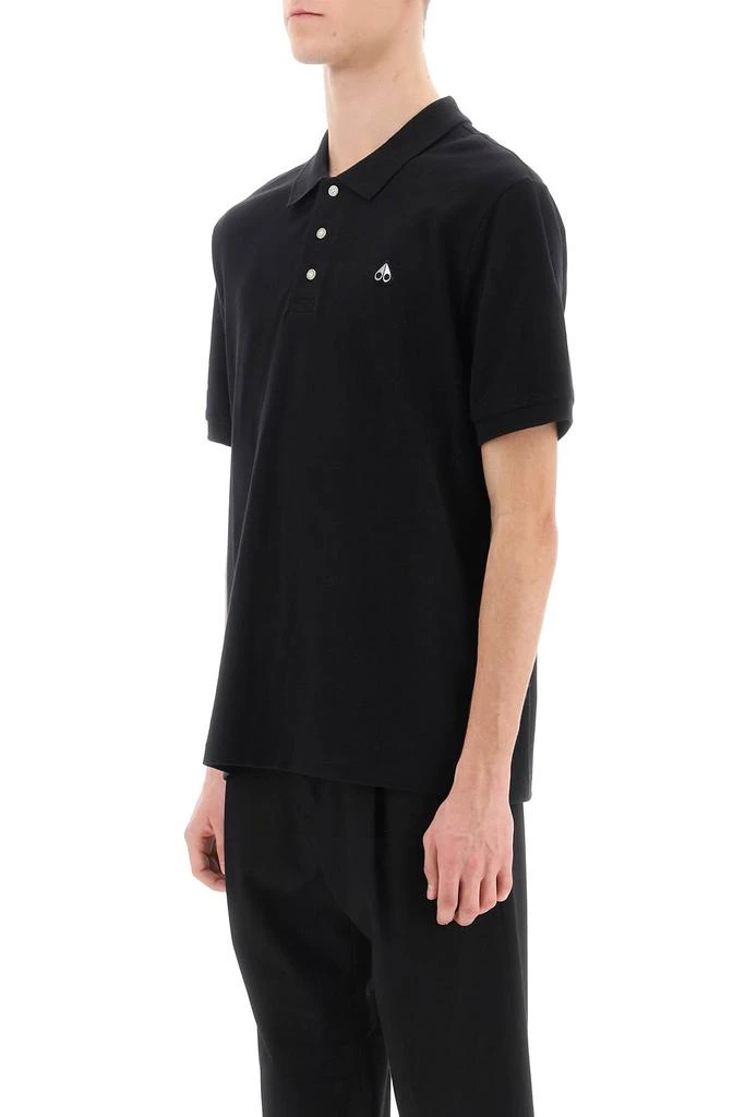 商品Moose Knuckles|Moose knuckles relaxed fit polo shirt,价格¥396,第4张图片详细描述