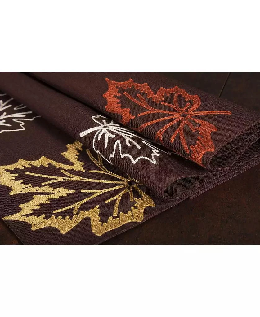 商品Xia Home Fashions|Rustic Autumn Embroidered Fall Table Runner, 36" x 16",价格¥287,第3张图片详细描述