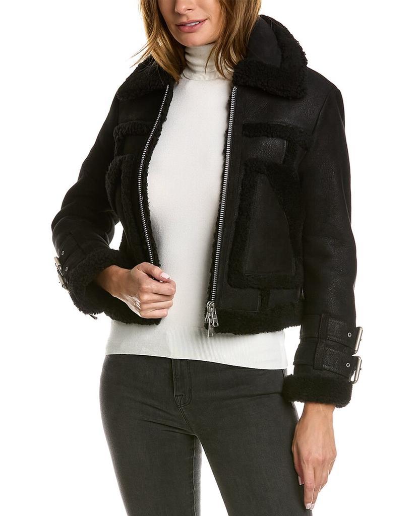 商品ALL SAINTS|AllSaints Asher Shearling Biker Jacket,价格¥4187,第1张图片