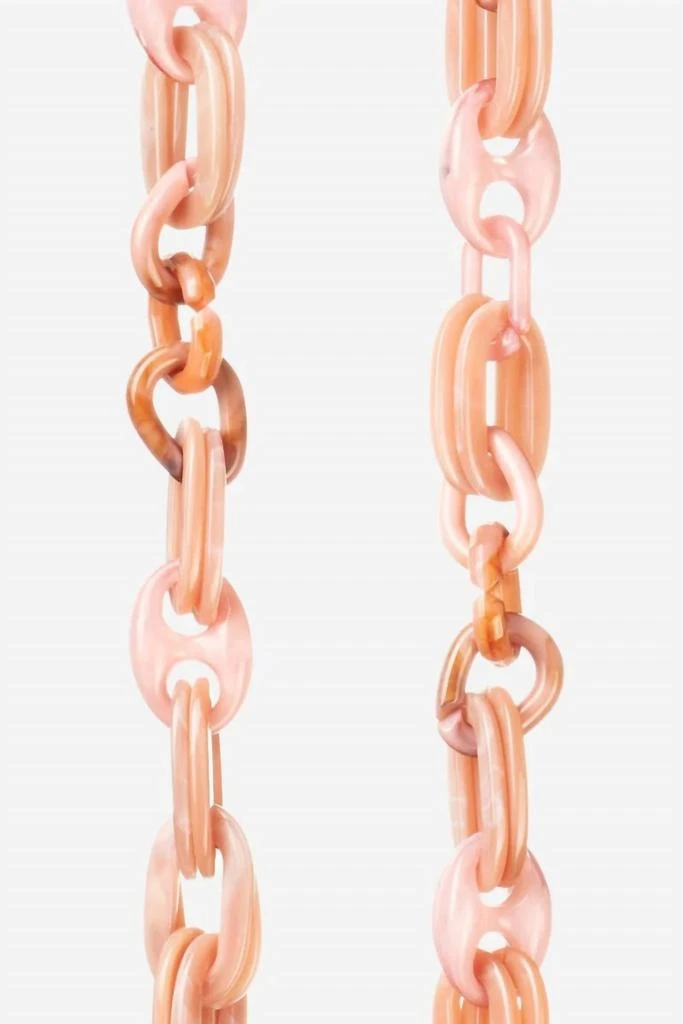 商品LaCoqueFrancaise|Long Amber Chain In Pink,价格¥358,第2张图片详细描述