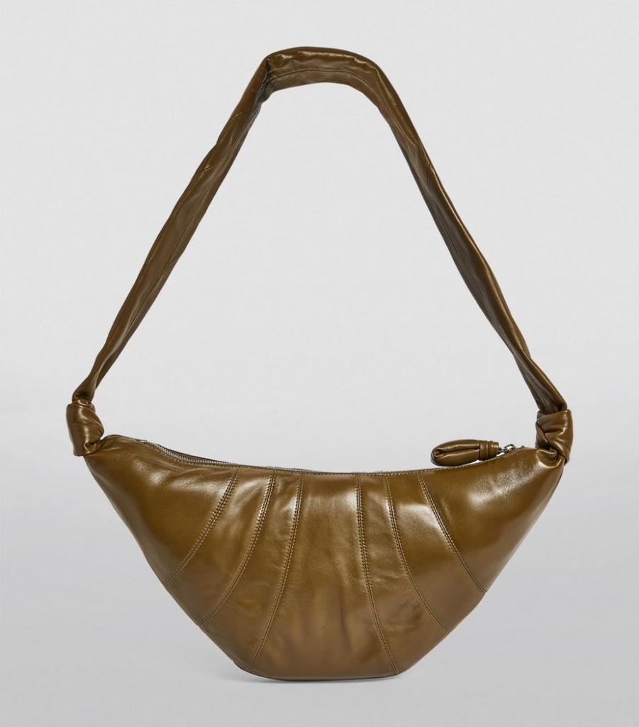 商品Lemaire|Medium Leather Croissant Shoulder Bag,价格¥8132,第6张图片详细描述