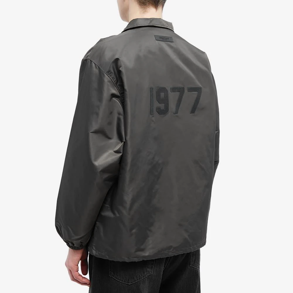 商品Essentials|Fear of God ESSENTIALS 1977 Nylon Coaches Jacket - Off Black,价格¥929,第3张图片详细描述