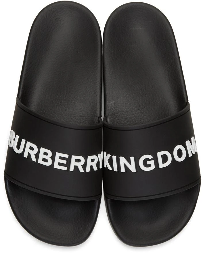 商品Burberry|黑色 'Burberry Kingdom' 凉拖,价格¥1477,第5张图片详细描述