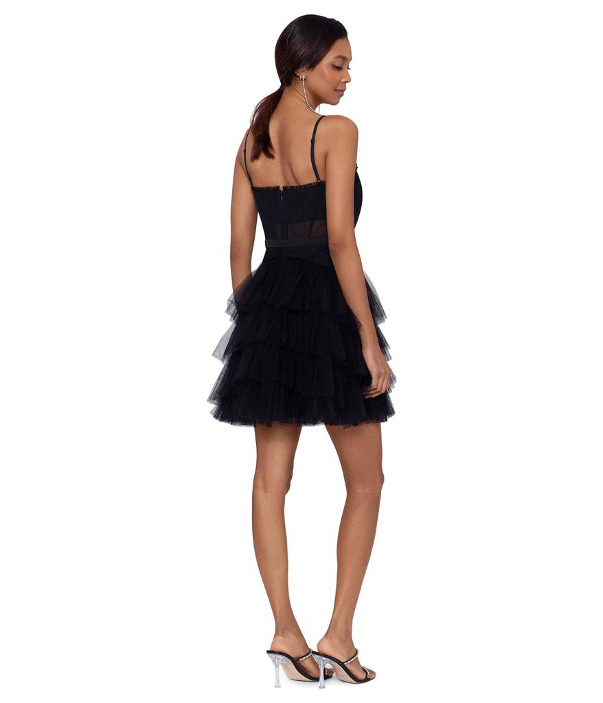 Short Corset Mesh Dress商品第2张图片规格展示