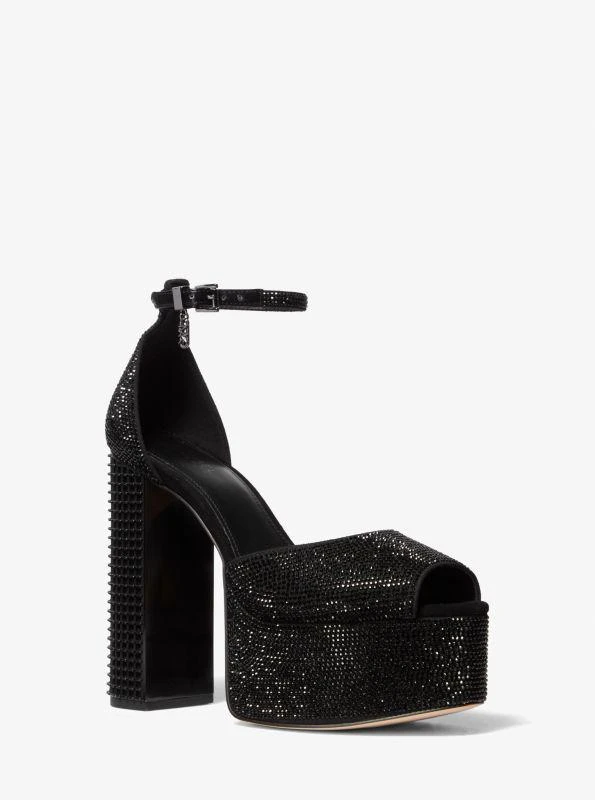 商品Michael Kors|Maxine Crystal Embellished Platform Sandal,价格¥1396,第1张图片