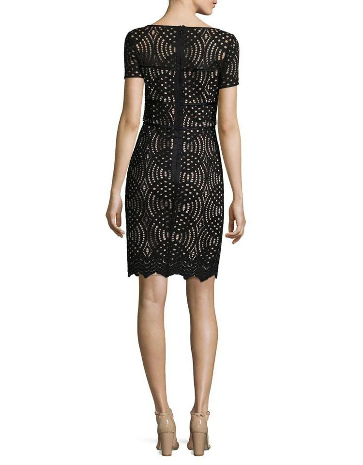 商品Nue By Shani|Geometric Lace Sheath Dress,价格¥2933,第3张图片详细描述