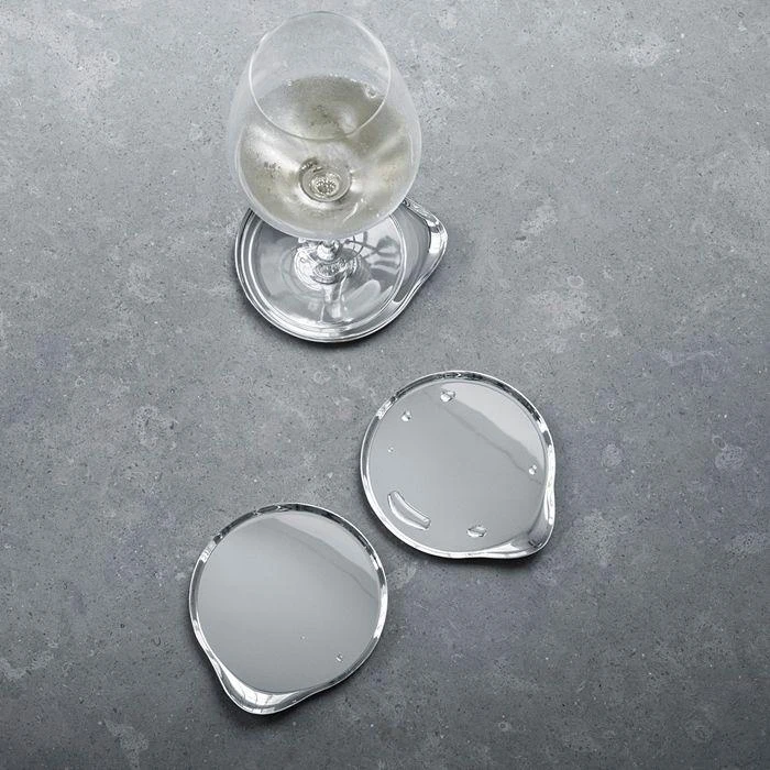 商品Georg Jensen|Wine & Bar Liquid Coasters, Set of 4,价格¥588,第2张图片详细描述