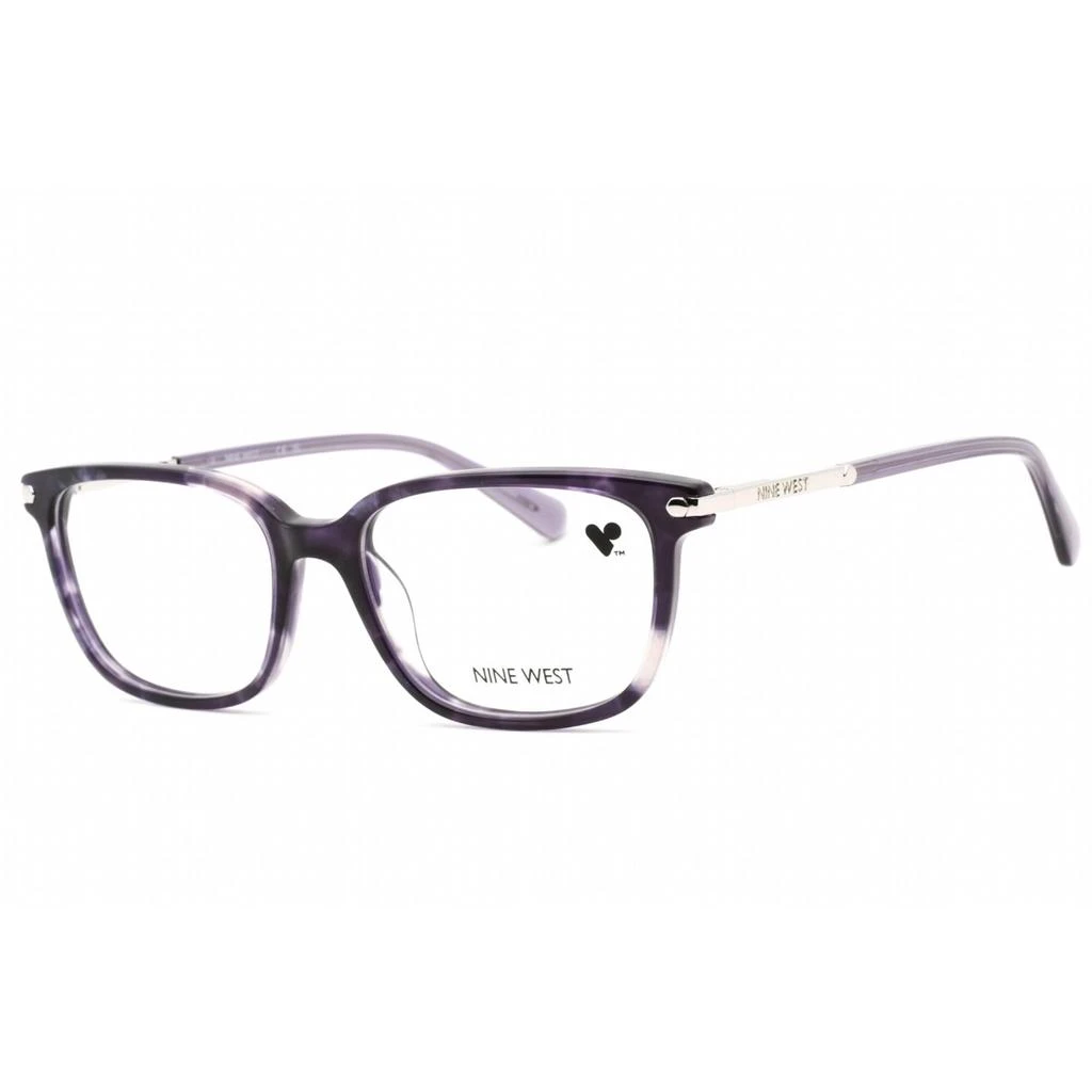 商品Nine West|Nine West Women's Eyeglasses - Iridescent Indigo Tortoise Frame | NW5207 247,价格¥204,第1张图片