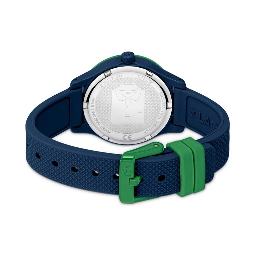 商品Lacoste|Kids Lacoste L.12.12 Navy Silicone Strap Watch 32mm,价格¥369,第3张图片详细描述