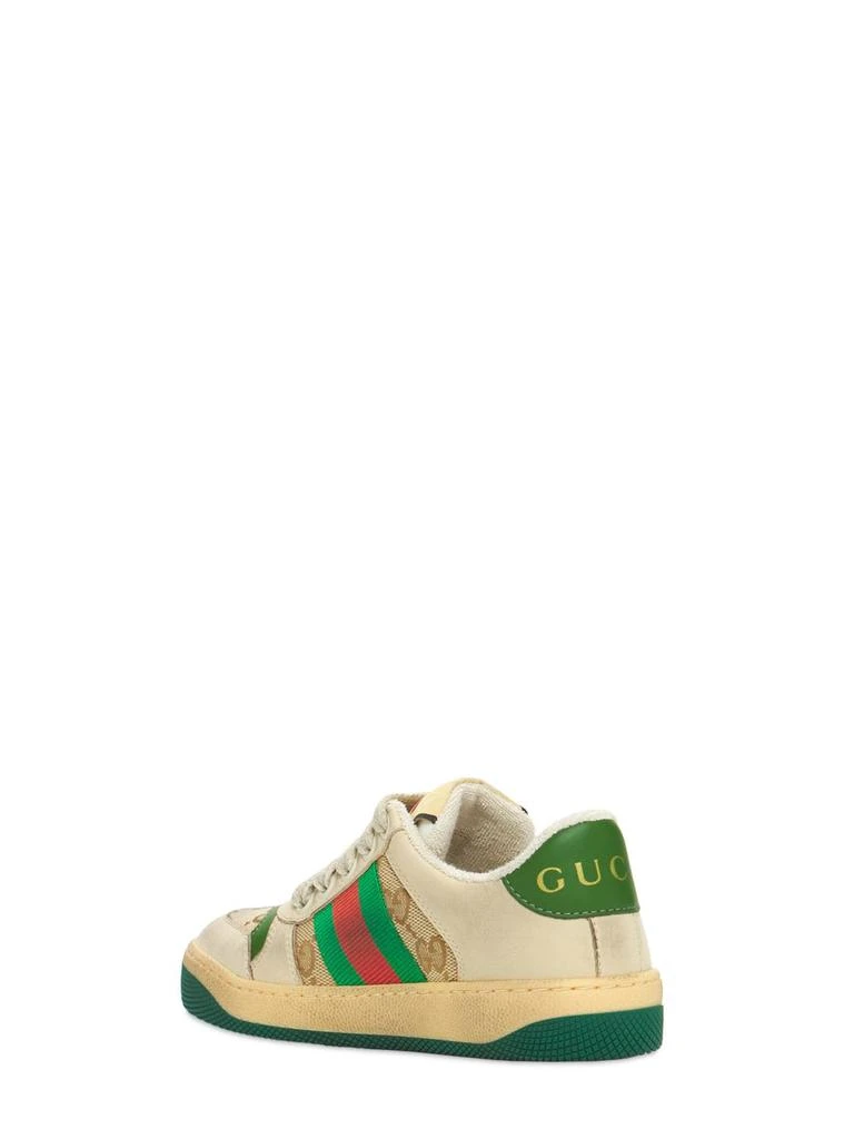商品Gucci|Gg Canvas Sneakers W/ Web Detail,价格¥4056,第3张图片详细描述