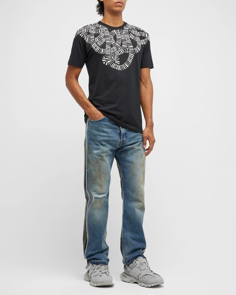 商品Marcelo Burlon|Men's Snake Wings Logo T-Shirt,价格¥583,第3张图片详细描述