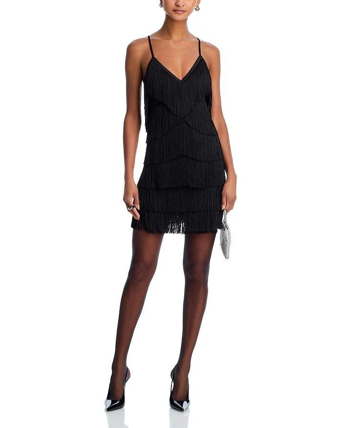 商品Norma Kamali|Fringe Slip Mini Dress,价格¥2893,第2张图片详细描述