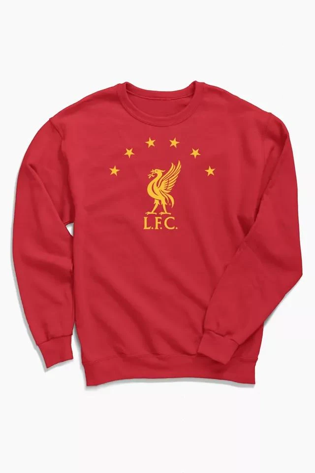 商品Urban Outfitters|Liverpool LFC Stars Logo Crew Neck Sweatshirt,价格¥233,第1张图片