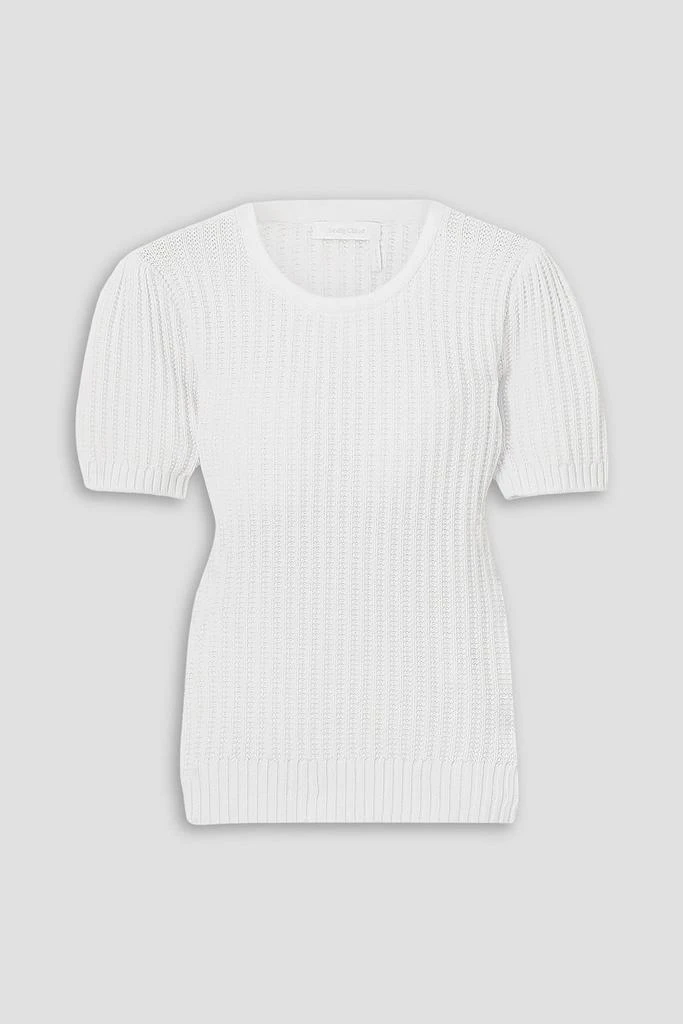 商品See by Chloé|Ribbed-knit cotton top,价格¥1748,第1张图片