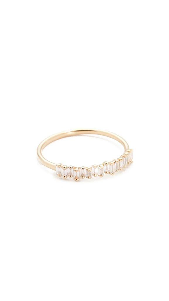 商品Suzanne Kalan|18k 烟花金钻石半指环戒指,价格¥9278,第1张图片