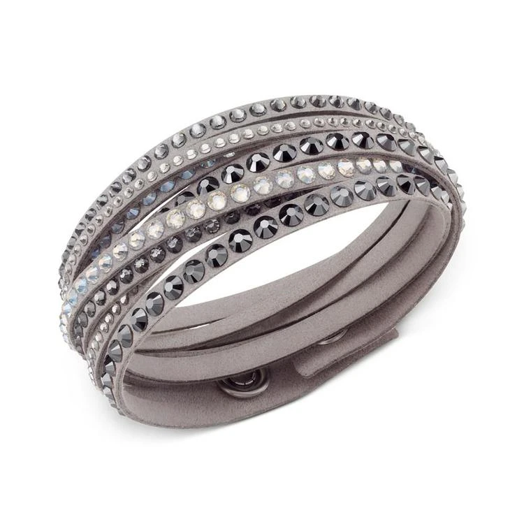 商品Swarovski|Slake Deluxe Crystal Stud Wrap Bracelet,价格¥519,第1张图片