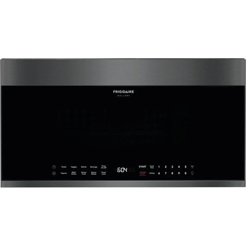 商品Frigidaire|1.9 Cu. Ft. Black Stainless Over the Range Microwave,价格¥4943,第1张图片