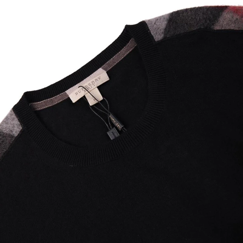 BURBERRY 黑色男士针织衫/毛衣 3848810 商品