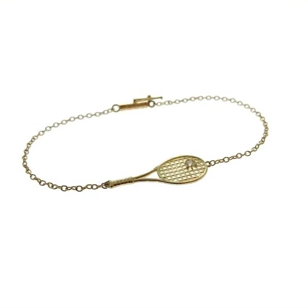 商品Love Love Tennis|Love Love Tennis - Women's Racket Diamond Ball Tennis Bracelet,价格¥9421,第3张图片详细描述