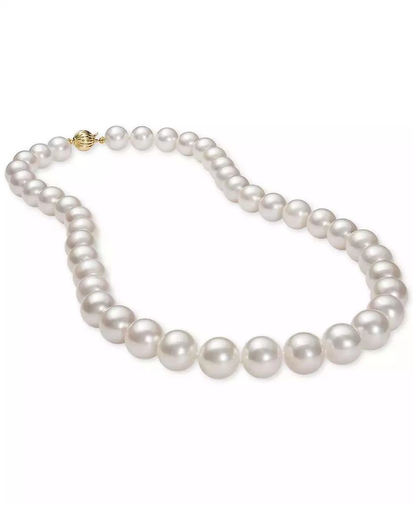 商品Belle de Mer|Cultured Freshwater Pearl (9-1/2mm) Collar 18" Necklace,价格¥2273,第2张图片详细描述