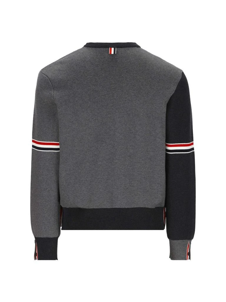 商品Thom Browne|Thom Browne Color-Block Crewneck Sweater,价格¥5308,第2张图片详细描述