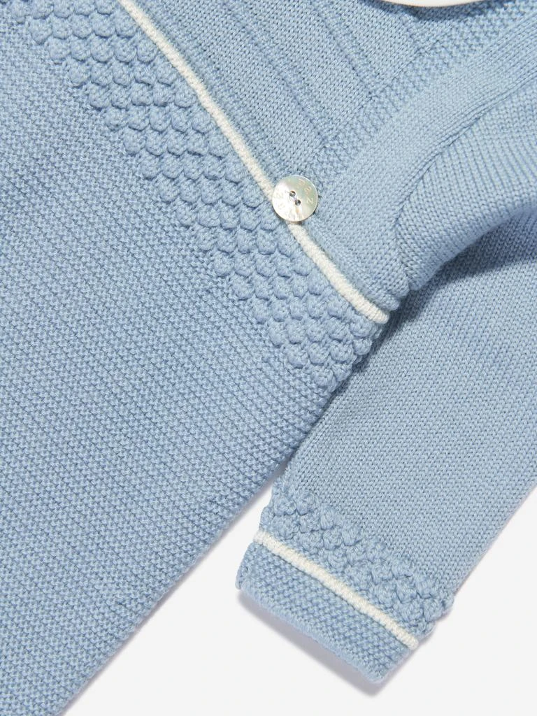 商品Paz Rodriguez|Baby Boys Knitted Romper in Blue,价格¥548,第3张图片详细描述