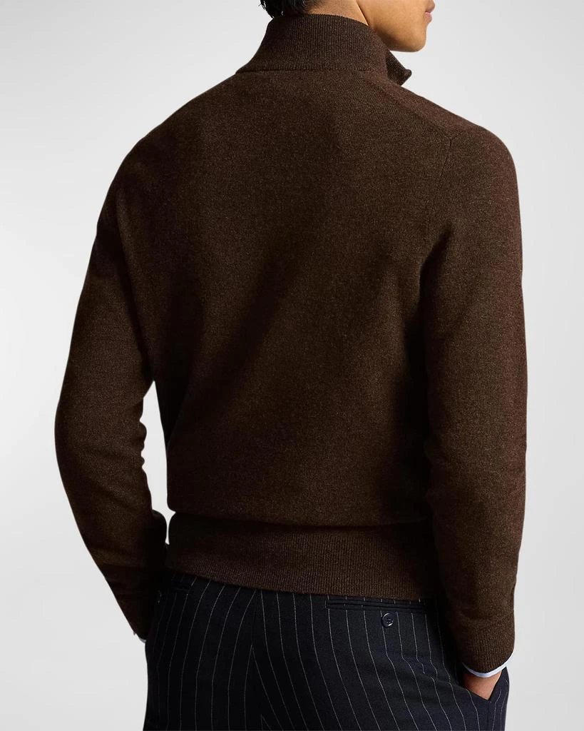 商品Ralph Lauren|Men's Wool Quarter-Zip Sweater,价格¥1782,第4张图片详细描述