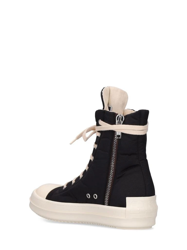 商品Rick Owens|Cotton & Nylon Faille High Top Sneakers,价格¥5616,第3张图片详细描述