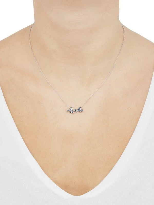 商品Saks Fifth Avenue|14K White Gold & Sapphire Love Pendant Necklace,价格¥2660,第4张图片详细描述