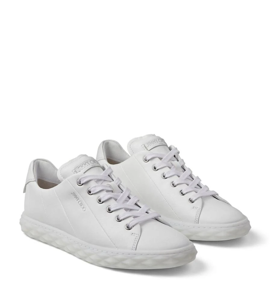 商品Jimmy Choo|Diamond Light Leather Sneakers,价格¥4986,第4张图片详细描述