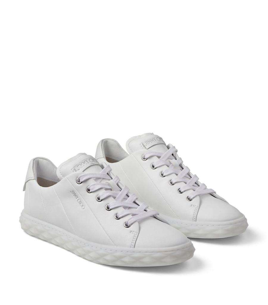 商品Jimmy Choo|Diamond Light Leather Sneakers,价格¥4488,第6张图片详细描述