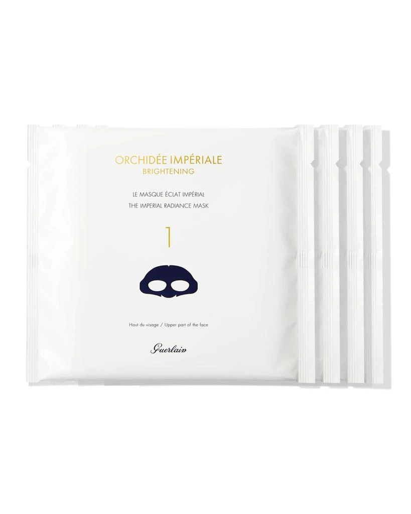商品Guerlain|Orchidee Imperiale Anti-Aging Radiance Sheet Masks, 4 count,价格¥2283,第1张图片
