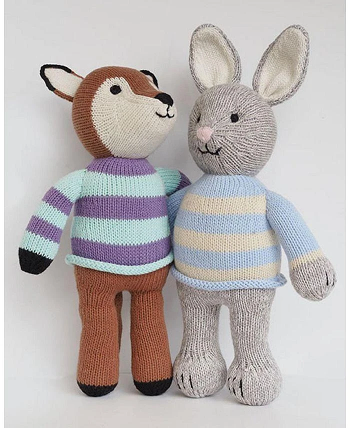 商品Melange Collection|Knit Cotton Bunny in Sweater - Ages 0+,价格¥357,第2张图片详细描述