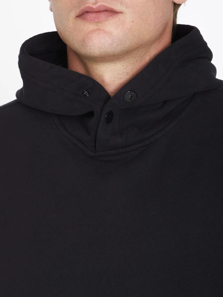 商品Stone Island|Black cotton hoodie,价格¥1927,第4张图片详细描述