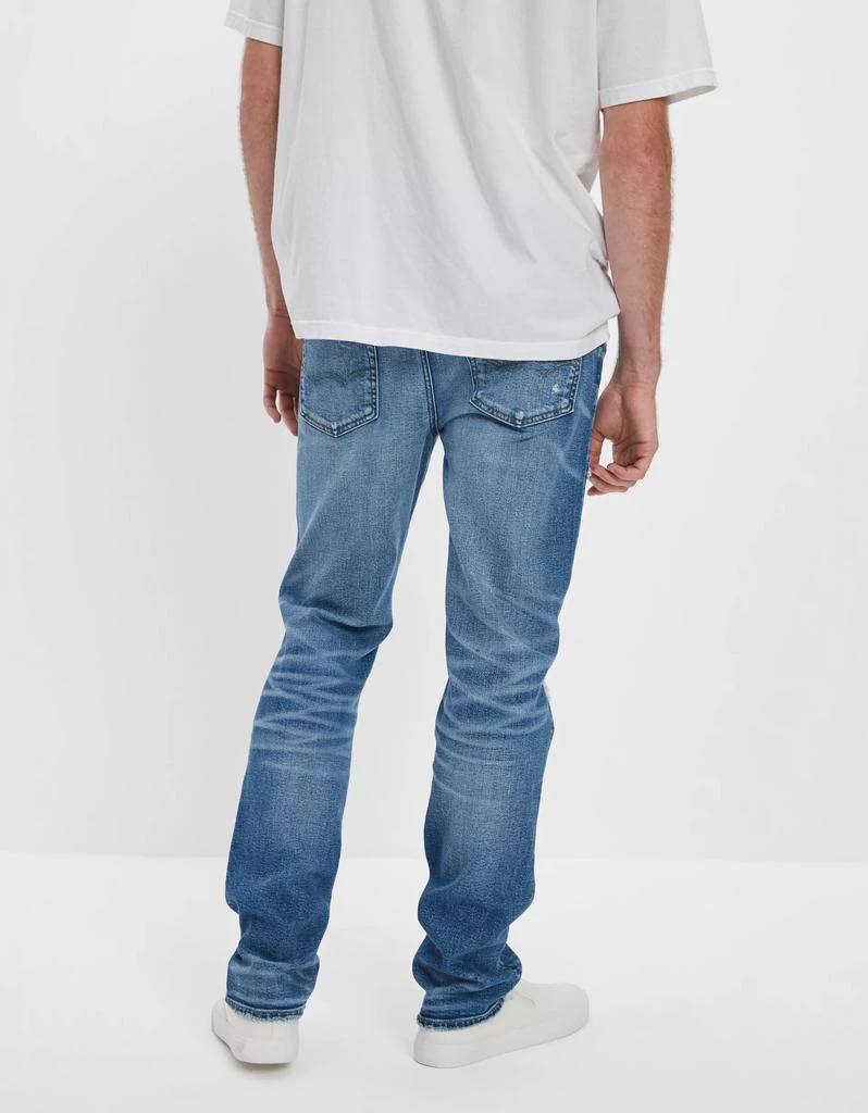 商品AE|AE AirFlex+ Patched Slim Straight Jean,价格¥229,第2张图片详细描述