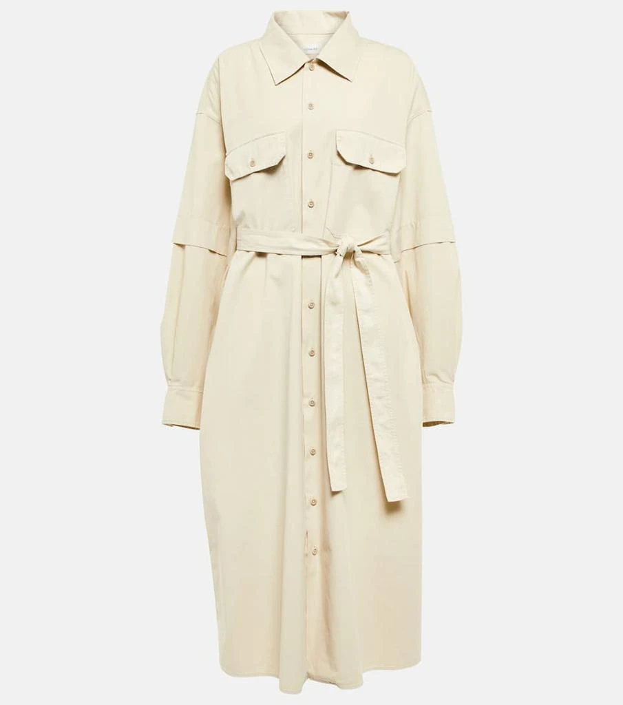 商品Lemaire|Oversized cotton twill midi dress,价格¥3629,第1张图片