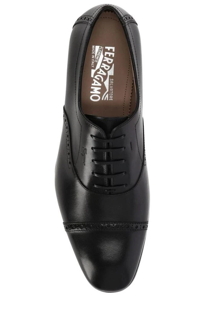 商品Salvatore Ferragamo|Salvatore Ferragamo Lace-Up Oxford Shoes,价格¥2892,第4张图片详细描述