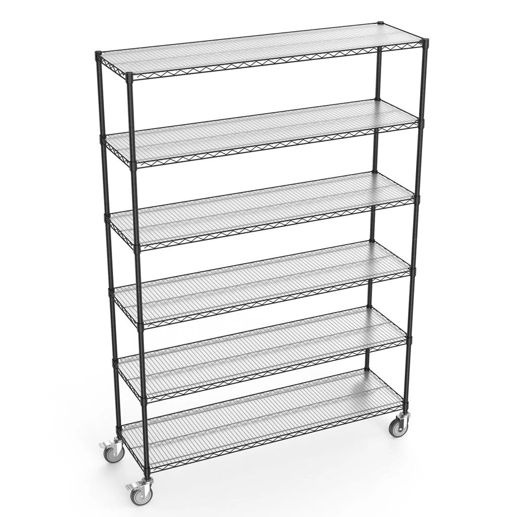 商品Simplie Fun|6 Tier Wire Shelving Unit,价格¥3908,第4张图片详细描述