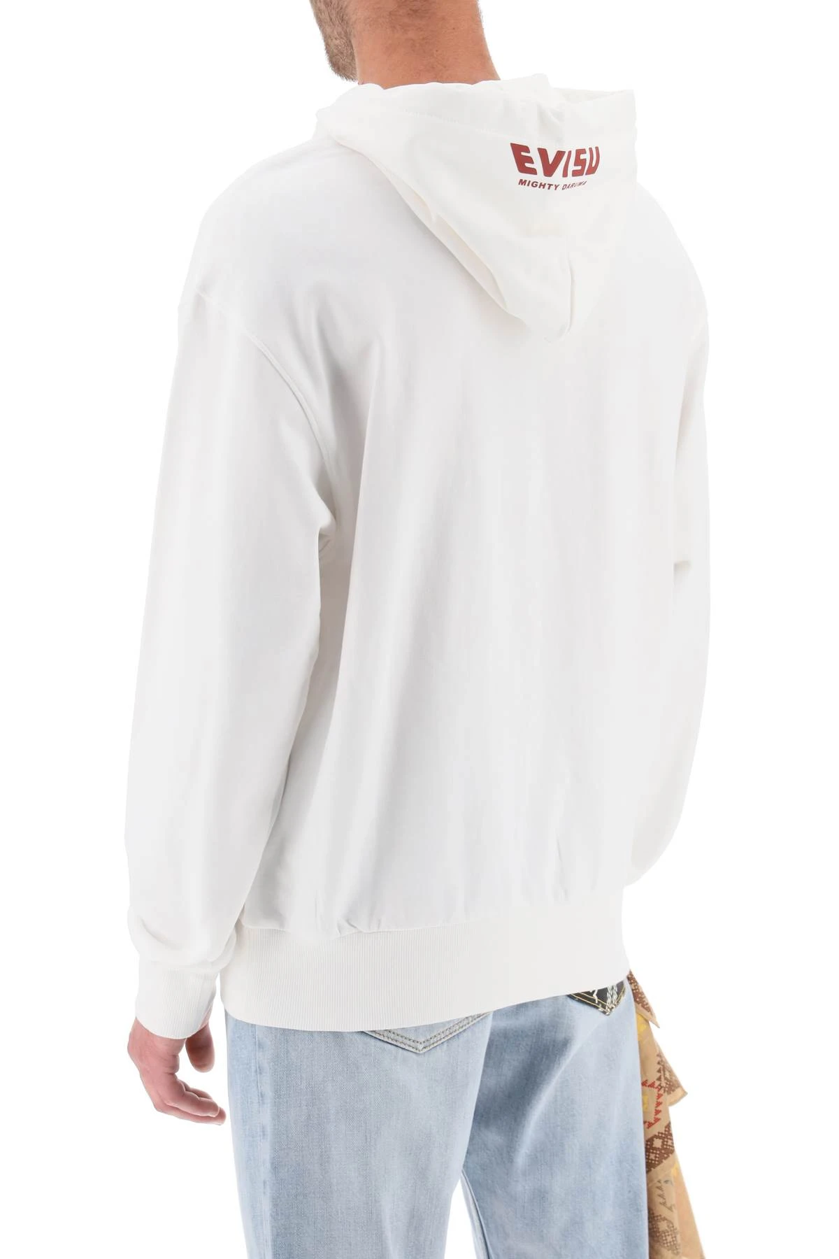 商品Evisu|Evisu 男士卫衣 2ESHTM3SW377RXCTOFFWH 白色,价格¥1068,第4张图片详细描述