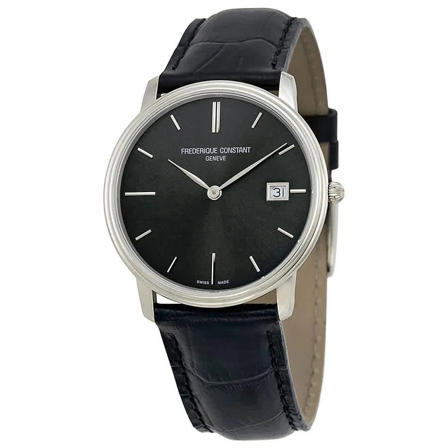 商品Frederique Constant|Slim Line Black Sunray Men's Watch FC-220NG4S6,价格¥2119,第1张图片