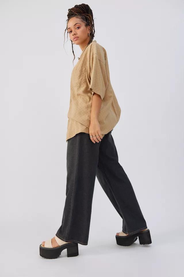 商品BDG|BDG Low-Rise Trouser Jean - Washed Black Denim,价格¥149,第6张图片详细描述