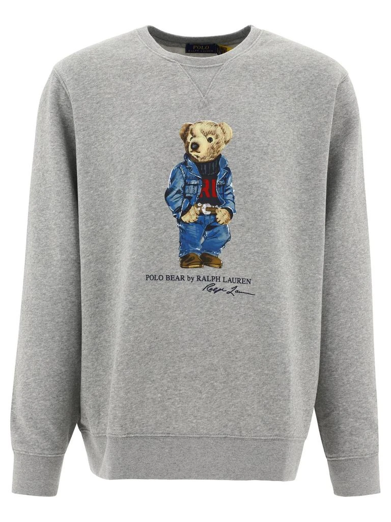 商品Ralph Lauren|Polo Ralph Lauren Bear Embroidered Crewneck Sweatshirt,价格¥1403,第1张图片