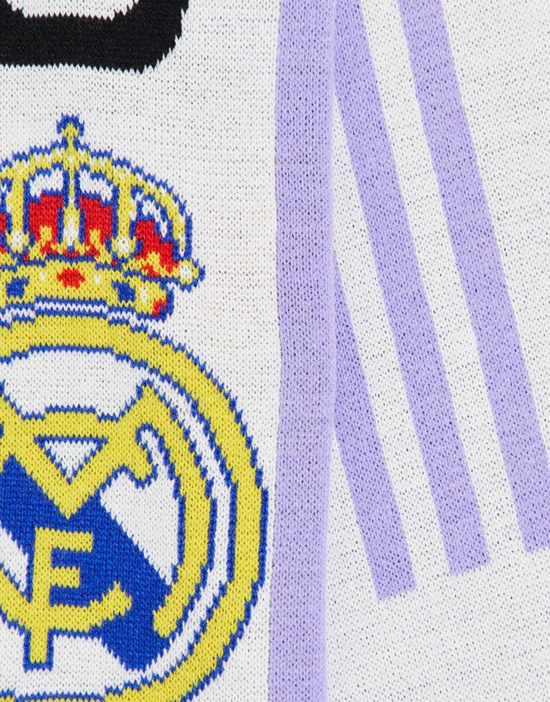 adidas Football Real Madrid 2022/23 scarf in white商品第2张图片规格展示