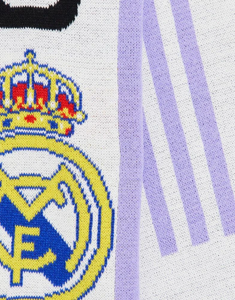 商品Adidas|adidas Football Real Madrid 2022/23 scarf in white,价格¥148,第2张图片详细描述